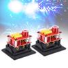 2PCS HiFi Crossover Filters, Tweeter Bass 2-Way Speaker Frequency Divider 120W 4-8 Ohms Impedance for 3-8inch Bookshelf HiFi Fever Speaker with Connection Board for Car Speakers view 2
