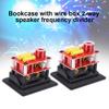 2PCS HiFi Crossover Filters, Tweeter Bass 2-Way Speaker Frequency Divider 120W 4-8 Ohms Impedance for 3-8inch Bookshelf HiFi Fever Speaker with Connection Board for Car Speakers view 3