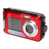 Underwater Cameras with 2.7K Video, 48MP Image, Dual Screens, 10ft Digital Camera for Snorkeling, Camera Supports Recording While Charging (Red) view 3