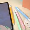 Colorful Stylus Sleeve for Apple Pencil 2 2nd Gen 2018 Pencil Pro 2024 Case Cover Bag Non-slip Protection Soft Silicon Sleeve for iPad Pen (black) view 3