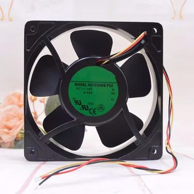 for 24V 0.32A AD1224HX-F52 12038 12cm Waterproof Cabinet Cooling Fan