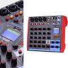 Studio Mixing Desks, Live Mixers 6-Channel Mixing Console Digital Audio Mixer Supports BT/USB/MP3 Connection for Music Recording DJ Network Live Broadcast Karaoke view 3