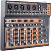 Studio Mixing Desks Portable, DJ Mixer 7-Channel Mic Line Audio Mixer Mixing Console 3-Band EQ USB Interface 48V Phantom Power with Power Adapter view 2