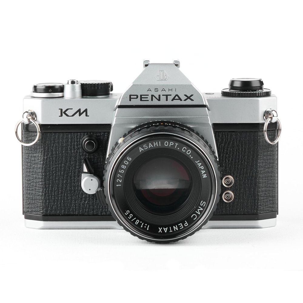 Pentax Asahi KM SLR Manual Focus Film Camera With Pentax 50mm Lens (Renewed)