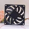 for 12v 0.25A A8010-27RB-3AN-F1 8cm Silent Ultra-Thin Chassis f view 2