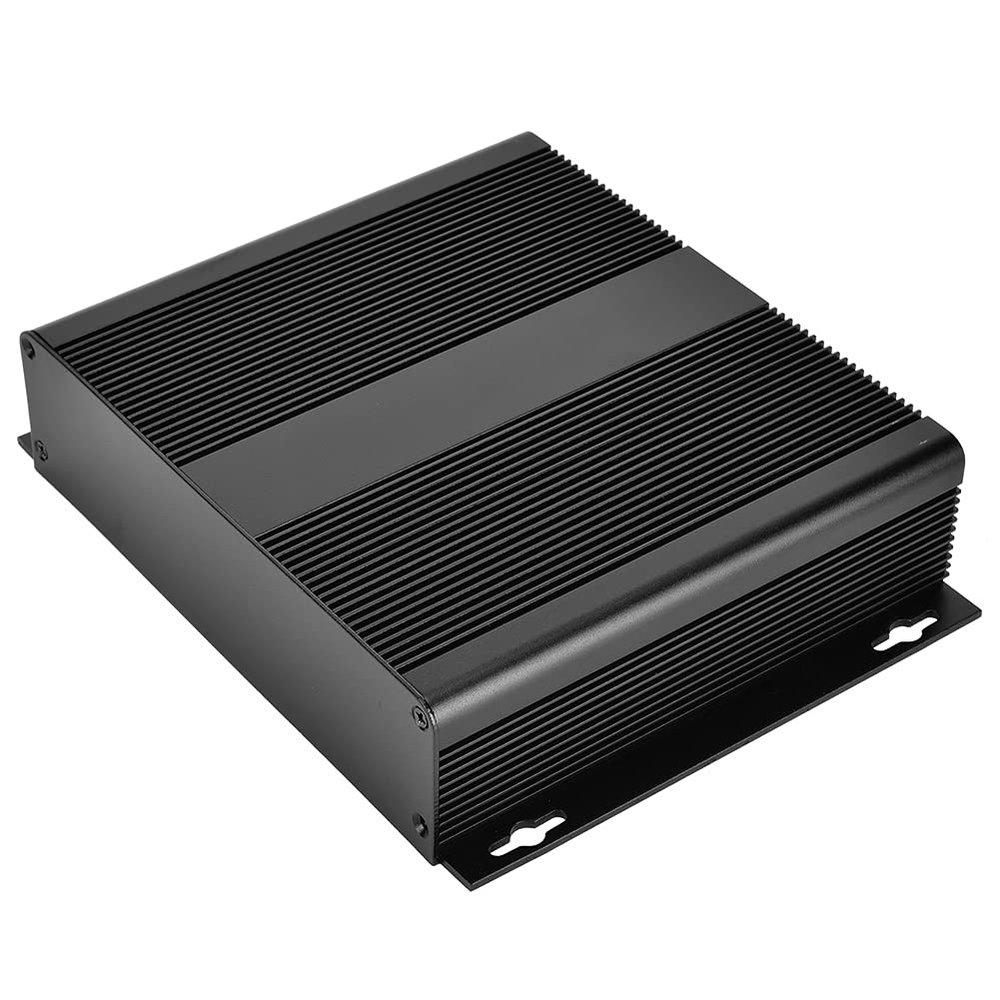 Aluminum Alloy Electronic Project Box Enclosure, Shielding DIY Enclosure for Controllers, Decoders, Printed Circuit Board, Efficient Heat Dissipation, 1.25~1.5mm Flap