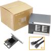 DirectNine Basics ZhenLoong-X86 8 Bay NAS case Server Storage Chassis Hard Disk Drive hot-swap 12Gb backbplane SFF8643 Interface Support MATX/ITX MB/USB3.0 * 2 Come with PCIe X4 8 SATA Expansion Card view 2