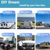 Skid Steer 10.36 Inch Monitor Touchable Screen 128GB Large Audio 1080P Image Backup Camera Built-in DVR Video for RV Truck Trailer Rear Front Reversing Wired Waterproof System D101 view 4