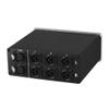 1 to 3 XLR Audio Switch, 3-Channel Stereo Passive Selector, Balanced Signal Converter with Volume Control (XLR 1-3VOL) view 2