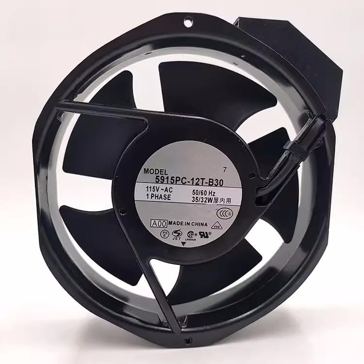 for 115V 35W 5915PC-12T-B30 17238 17cm Metal high-Temperature Resistant Fan