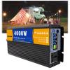BAIYITONGDA 2000Pure Sine Wave Inverter 12V/24V/48V/60V/72V DC to 120V/230AC Converter, LCD Screen Display, (Peak) 4000W Solar Inverter for Truck, Home, Vehicles, RV,12v to 110v view 1
