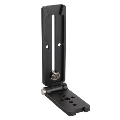 Adjustable Aluminum Alloy L Bracket Camera Quick Release Plate for DSLR Photography