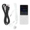 Bluetooth MP3 Player with Earphones, Portable HiFi Lossless Sound Music Player with Speaker, Mp3 Player with Radio, Voice Recorder, EBook, Up to 128GB Expandable (White) view 1