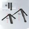 Extendable Mini Camera Tripod, Portable Selfie Stick Handle Grip, Large Anti Slip Pad, High Load Bearing Capacity, for Equipment with 1/4 Inch Screw Port view 3