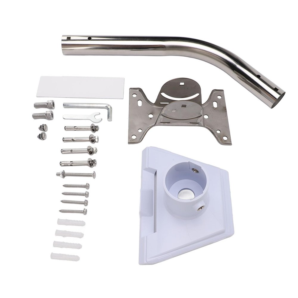 Antenna Mount, Mounting Kit with Pipe Adapter, Adjust 88 Tilt Angle for Better Singal, Roof Mount Compatible with Standard Gen3 V3 Antenna Dish