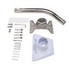 Antenna Mount, Mounting Kit with Pipe Adapter, Adjust 88 Tilt Angle for Better Singal, Roof Mount Compatible with Standard Gen3 V3 Antenna Dish view 1
