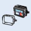 Action Camera Cage, Quick Release Metal Protective Frame Cage Rig with Dual Cold Shoe Mount, Heat Dissipation Bracket Design, Compatible with Ace, Quick Release Base, and Tripod view 4