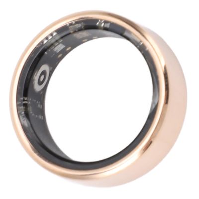 Smart Ring Health, Bluetooth 5.1 IP68 Water Sleep Tracking Health Ring for Women & Men, for Android, iOS, Size 8 (Rose Gold)