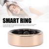 Smart Ring Health, Bluetooth 5.1 IP68 Water Sleep Tracking Health Ring for Women & Men, for Android, iOS, Size 8 (Rose Gold) view 2