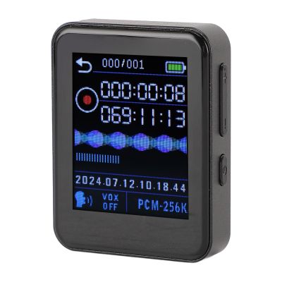Digital Voice Recorder, Voice Activated Recorder for Lectures Meetings, Dictaphone Recording Device with Playback, MP3 Player, for Daily Use (32GB)