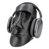 Moai Headphone Stand - Universal Headset Holder - Desk Accessory - Stands and Mounts for Desktop - Gaming Setup - Gamer Accessories (Galaxy Black) view 1
