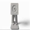 TABcare Metal VESA Desktop Stand Mount 360 Degrees Rotate and 180Forward and Backward Supports 75x75mm 100x100mm (White) view 3