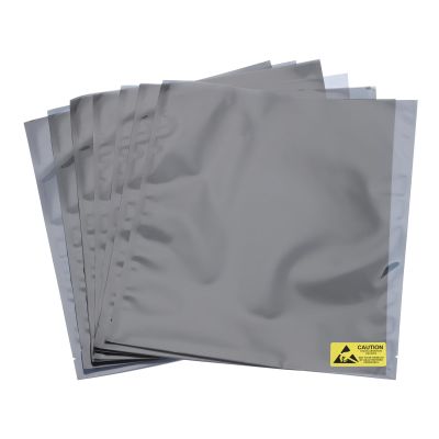 MECCANIXITY 20Pcs Anti Static Bags ESD Shielding Bag Flat Open Top Anti Static Bag for Electronic Devices 9.4x10.6 Inch(240 * 270mm)