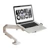 WANGHAI2024M Monitor Mount Laptop Mount, Laptop Arm Mount for Desk Holds 4.4-19.8lbs, Adjustable Laptop Desk Mount with Tray and Clamp/Grommet Base for 12"-18" Laptop Monitor Desk Stand view 1