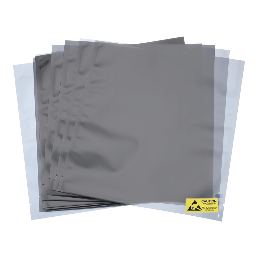 MECCANIXITY 20Pcs Anti Static Bags ESD Shielding Bag Flat Open Top Anti Static Bag for Electronic Devices 8x9 Inch(205x225mmm)