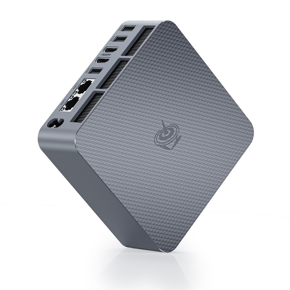 Beelink EQi12 AI Mini PC, Intel Core i5 1235U(Up to 4.4GHz) 10C/12T, Mini Desktop Computer 32GB DDR4 RAM 1TB NVMe SSD, Micro PC 4K@60Hz Dual HDMI/BT5.2/WiFi 6 for Office/Home/Ai Copilot