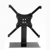 iumLeap Monitor Mount, 3 Level Height Adjustable, Heavy Duty Tempered Glass Base, Monitor Arm Fits 24-32inch Nonporous LCD Computer Screens view 1