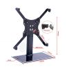 iumLeap Monitor Mount, 3 Level Height Adjustable, Heavy Duty Tempered Glass Base, Monitor Arm Fits 24-32inch Nonporous LCD Computer Screens view 2