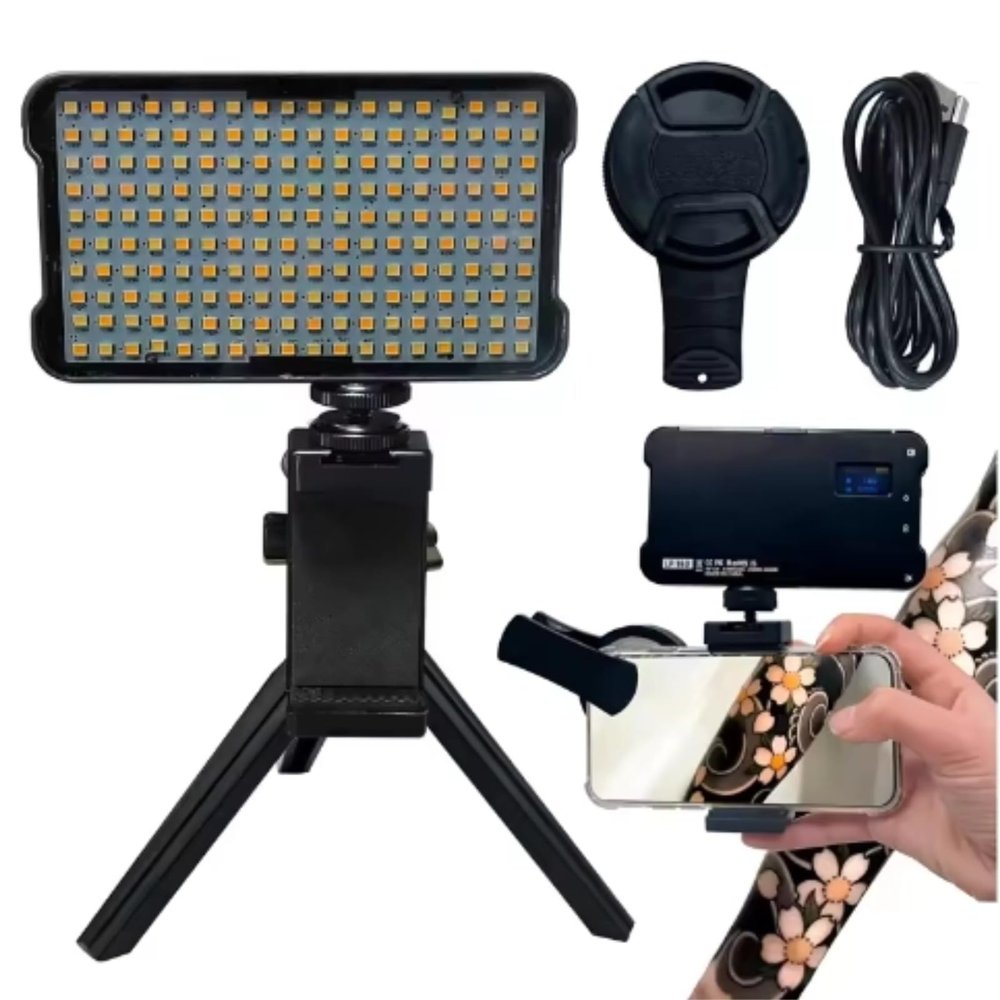 Clip Fill Light, Video Light Cpl Polarized Lens Selfie Light Adjust Brightness Removing Reflective Photographic Video Light for Art Picture Reduce Reflected Light Device