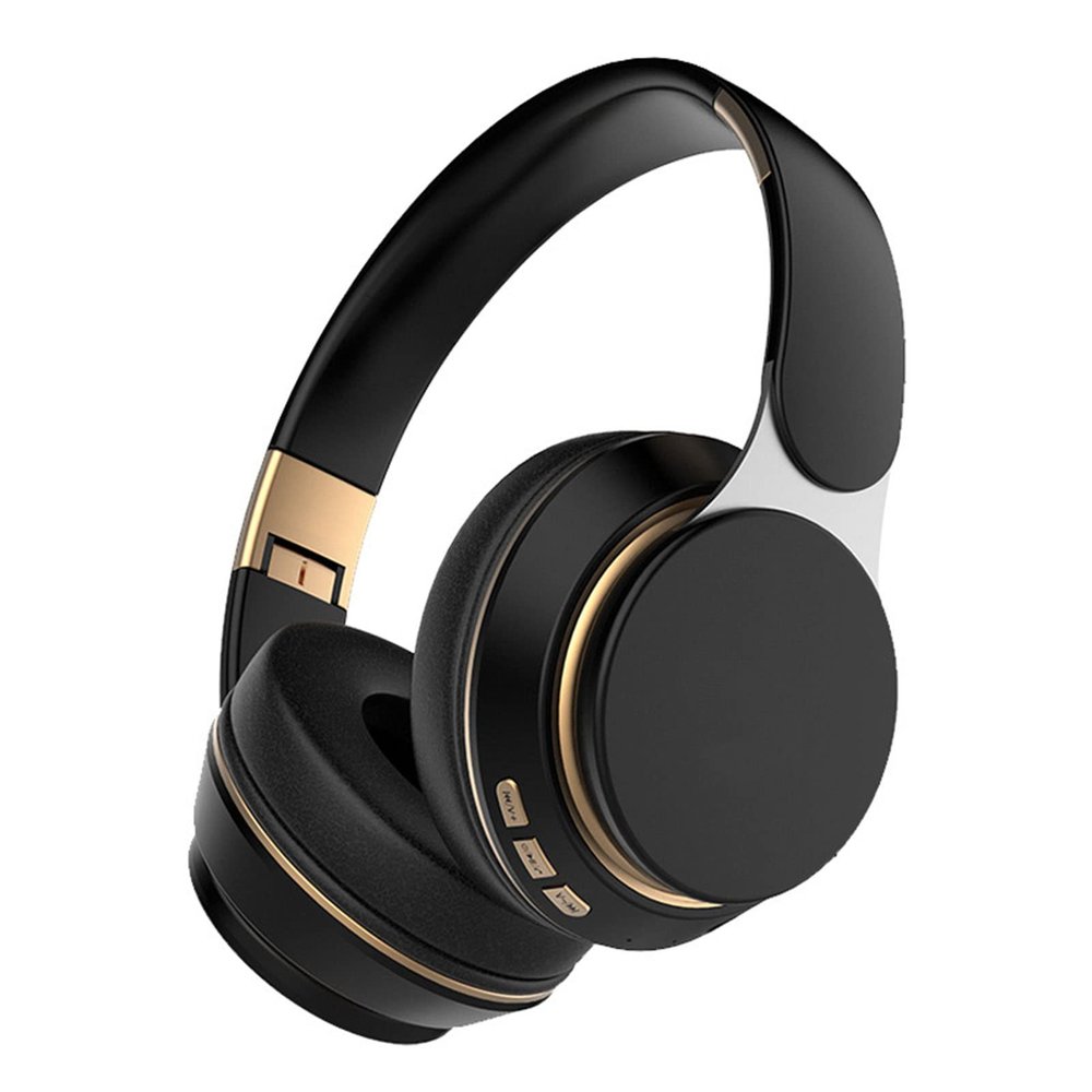 Diyeeni Cordless Over Ear Headphones, Noise Cancelling BT Headphones, Foldable Comfortable Cordless Headset for Sports Travel, Deep Bass, Support Plug in, Wired & BT