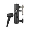 Pomya Camera Fill Light Tripod Ball Head, Metal Universal Flash Light Bracket Holder Lamp Stand, Made of Aluminum Alloy, Convenient for Outdoor (H Type) view 2