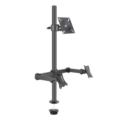 iumLeap 3 Monitor Stand, Heavy Duty Fully Adjustable Monitor Stand for 2 Monitor, Monitor Arms Desk Mount for 17 to 27 Inch Screen