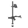 iumLeap 3 Monitor Stand, Heavy Duty Fully Adjustable Monitor Stand for 2 Monitor, Monitor Arms Desk Mount for 17 to 27 Inch Screen view 1