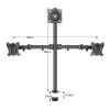 iumLeap 3 Monitor Stand, Heavy Duty Fully Adjustable Monitor Stand for 2 Monitor, Monitor Arms Desk Mount for 17 to 27 Inch Screen view 2