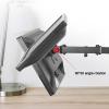 iumLeap 3 Monitor Stand, Heavy Duty Fully Adjustable Monitor Stand for 2 Monitor, Monitor Arms Desk Mount for 17 to 27 Inch Screen view 4
