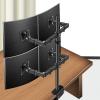 iumLeap 4 Monitor Stand, Fully Adjustable Desk Stand Fits 14-32 Inch Monitor, Holds Up to 8kg/17.6 Lbs Per Arm, Holds 4 Screens with Max 100x100 view 1