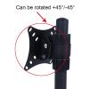 iumLeap Monitor Mount, Height Adjustable Monitor Arm with Tempered Glass Base, Monitor Stand Mount Fits 12-22inch LED Screen Display, Easy to Assemble view 4