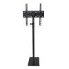 iumLeap Swivel TV Floor Stand for 32-55 Inch TVs, Space Saving Standing TV Mount for Bedroom Living Room Corner, Height Adjustable view 1