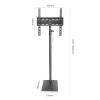 iumLeap Swivel TV Floor Stand for 32-55 Inch TVs, Space Saving Standing TV Mount for Bedroom Living Room Corner, Height Adjustable view 2