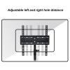 iumLeap Swivel TV Floor Stand for 32-55 Inch TVs, Space Saving Standing TV Mount for Bedroom Living Room Corner, Height Adjustable view 3