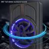10In 800W Under Seat Powered Car Subwoofer, Slim Powered Subwoofer with Low Level Input, Blue LED Lights, Truck Subwoofer (Blue) view 4