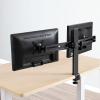 iumLeap Dual Monitor Stand for 13-27 Inch Screens, Left and Right Stretch Adjustment Monitor Arm, Monitor Stand Mount with Height/Tilt/Swivel Adjustable(A) view 1