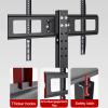iumLeap Universal Floor TV Stand with Mount 45 Swivel, Space Saving Standing TV Mount for 32-65 Inch TVs, for Bedroom Living Room Corner view 3