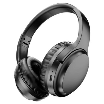 Diyeeni C-2235 Cordless Over Ear Headphones - Bluetooth5.3 Headphone with 3.5mm Interface, Long Listening Time, Deep Bass Stereo Headphones, Up to 32GB Memory Card (Black)