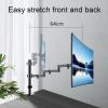 iumLeap Monitor Mount, Articulating Monitor Arm with Clamp and Perforation Base, for 17 to 32 Inch LCD Computer Screens, Holds Up to 22lbs/10kg view 4