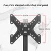 iumLeap TV Floor Stand for 12 to 32 Inch TVs, Height Adjustable Standing TV Mount, Space Saving Standing TV Mount for Bedroom Living Room Corner view 3